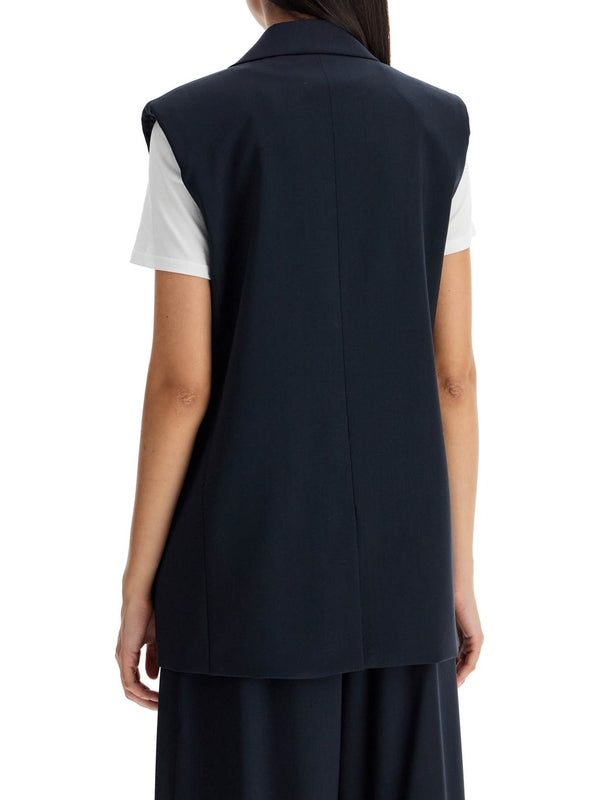 Donna Wool Tailored Vest