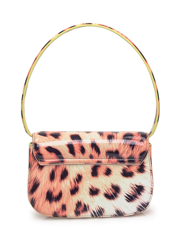 1dr Logo Leopard Pattern Tote Bag