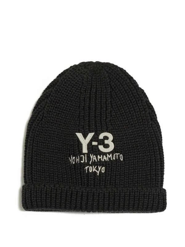 Y-3 Black Beanies