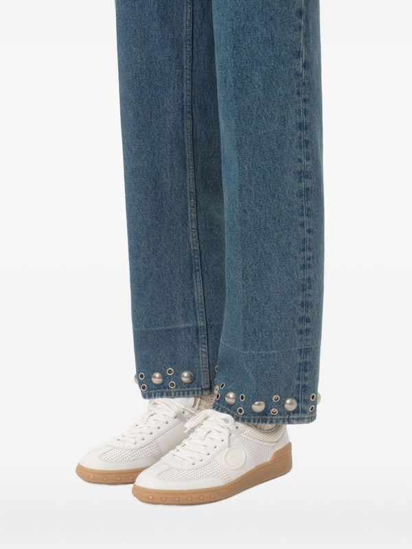 Valentino White Low Top Sneakers