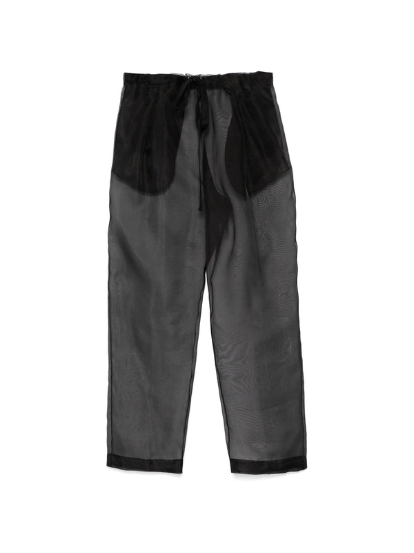 Trenton Drawstring Sheer Pants