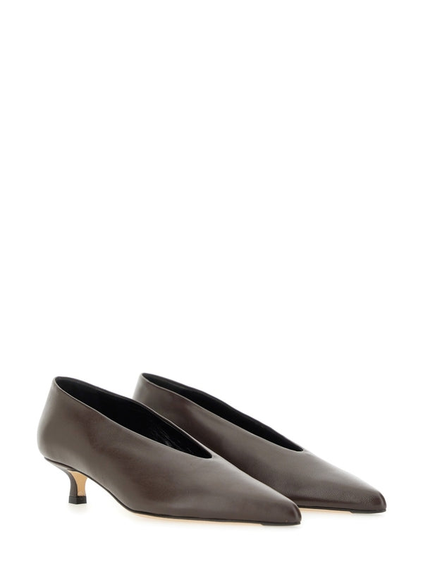 Clara Leather Pulp Heels