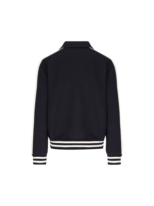 トリオンフ ロゴ パッチ カシミア ボンバー