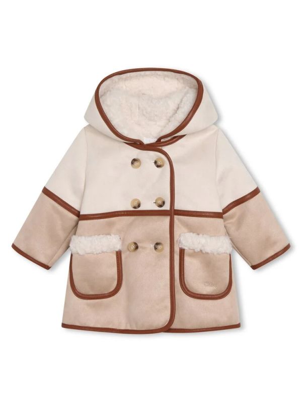 Double Hood Shearling Jacket