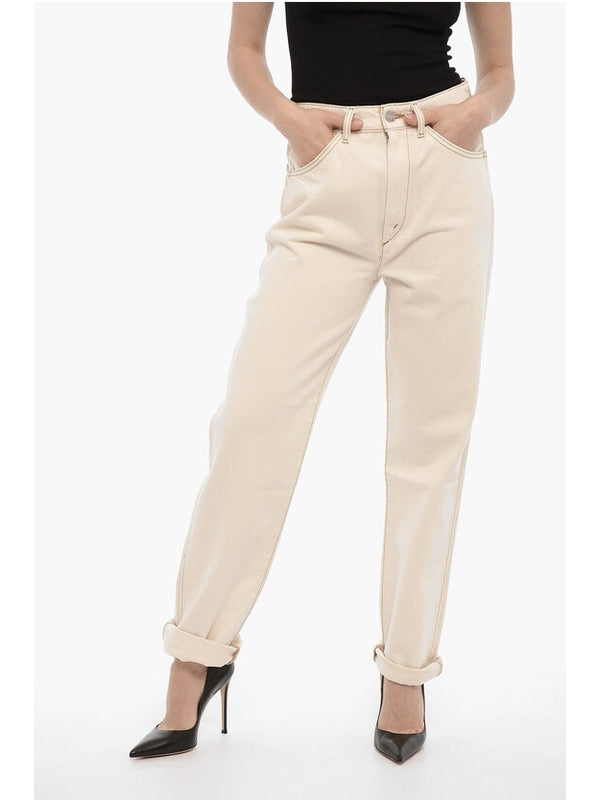 Re/Done Beige Denim Pants
