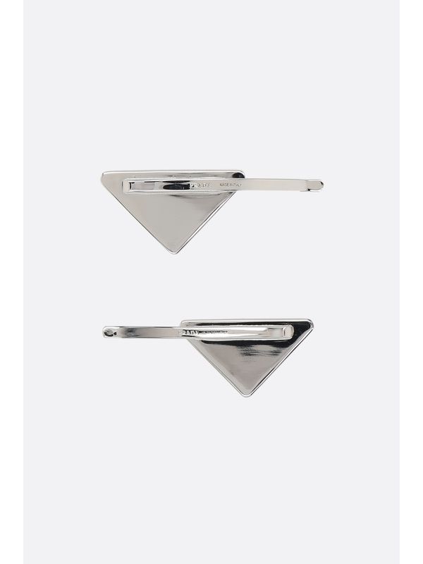 Triangle Logo Hair Pin