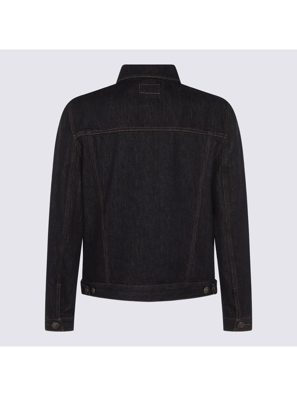 Brunello Cucinelli Navy Trucker