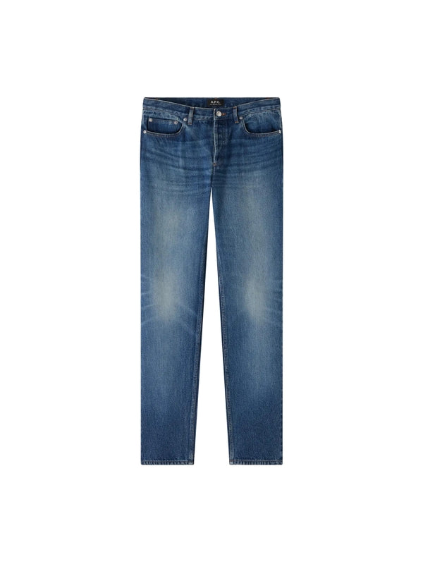 Washed Cotton Denim Pants