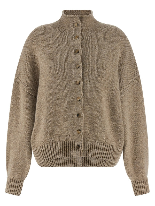 Khaite Beige Cardigans