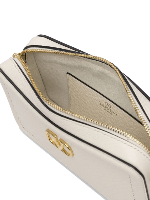 Alltime Metal Logo Leather Mini Shoulder Bag