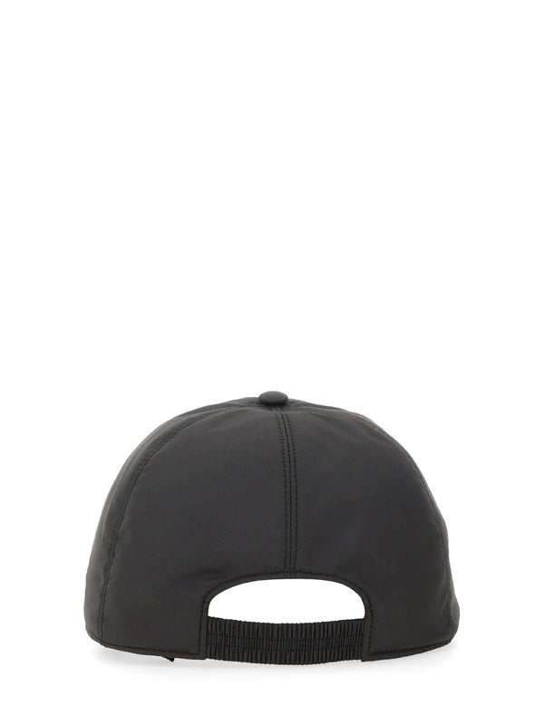 Black Embroidered Ball Cap