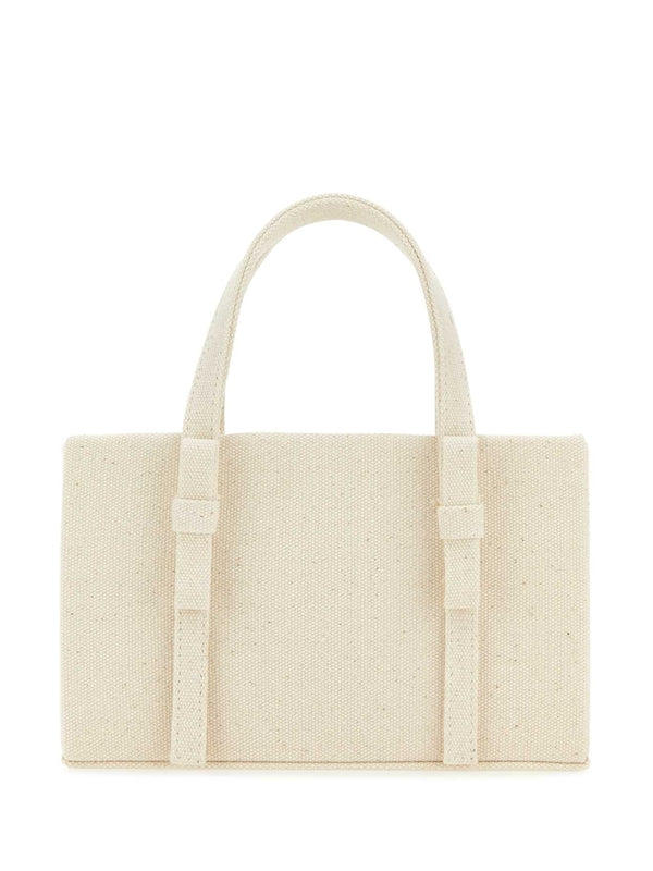 Kara White Tote Bags