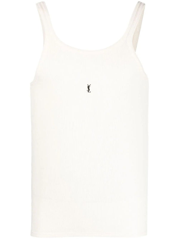 Cassandra Logo Rib Tank Top