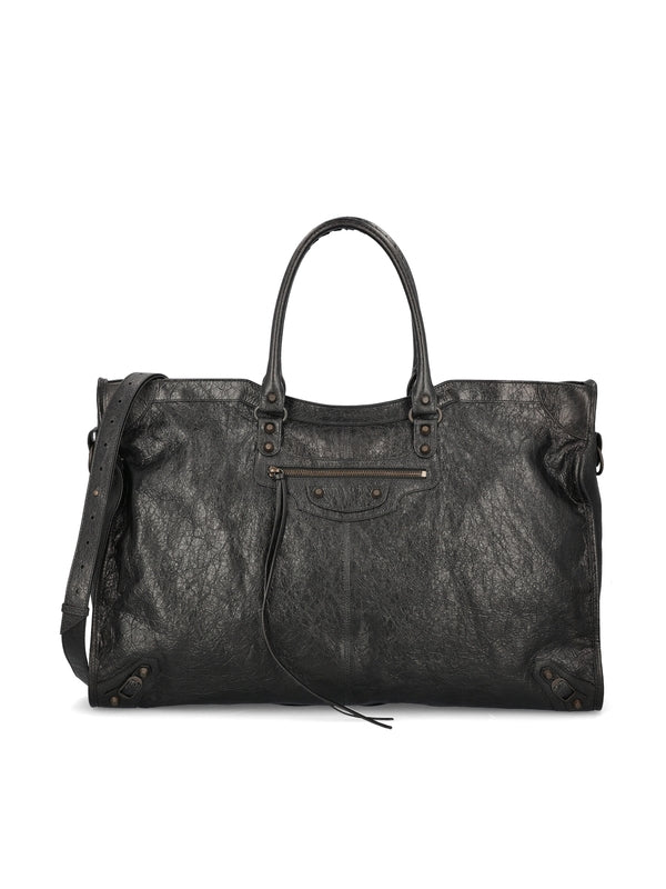 City Leather Boston Bag