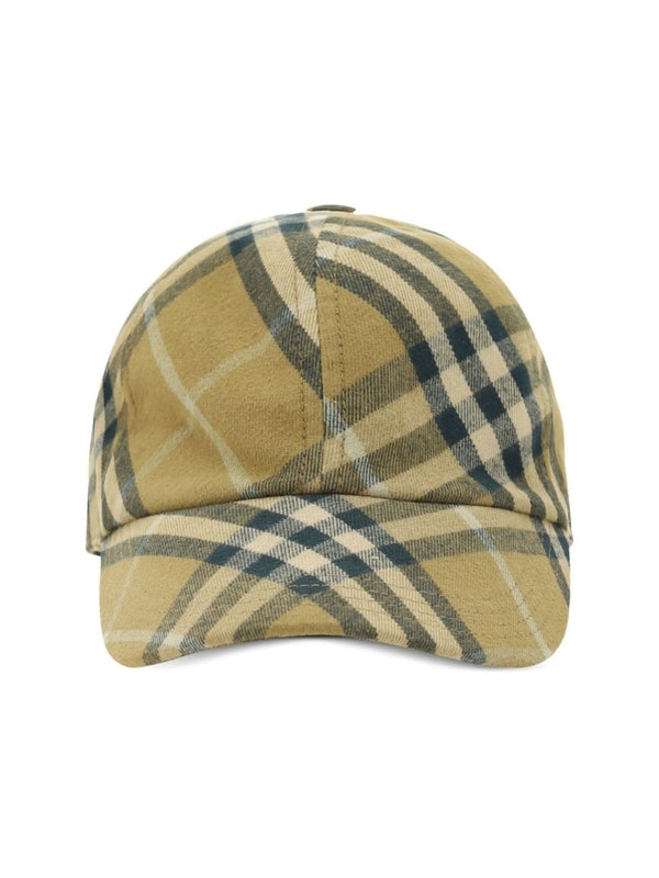 Check Pattern Baseball Cap