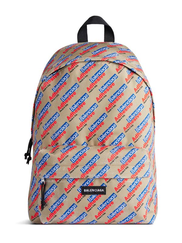 Explorer Logo Pattern Backpack