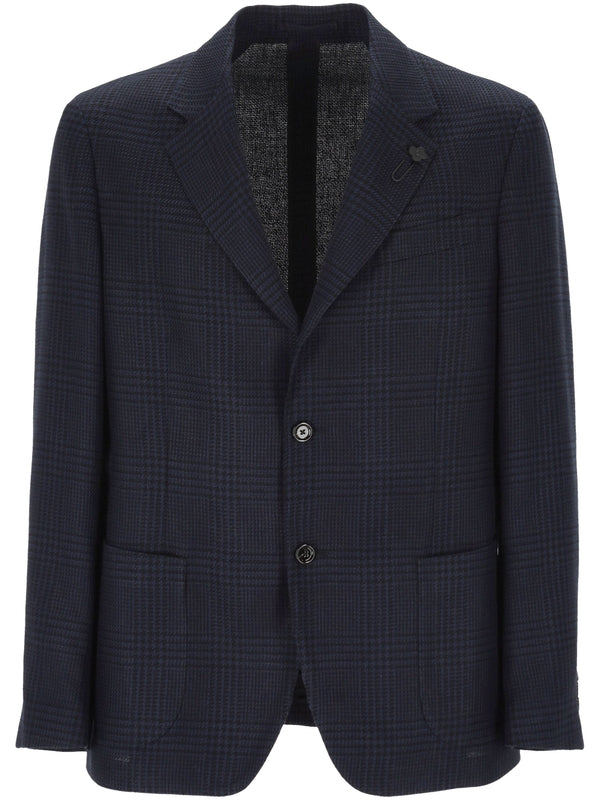 Lardini Navy Tailored Jacket