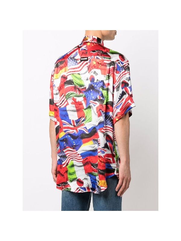All Over Flag Printing Shirt