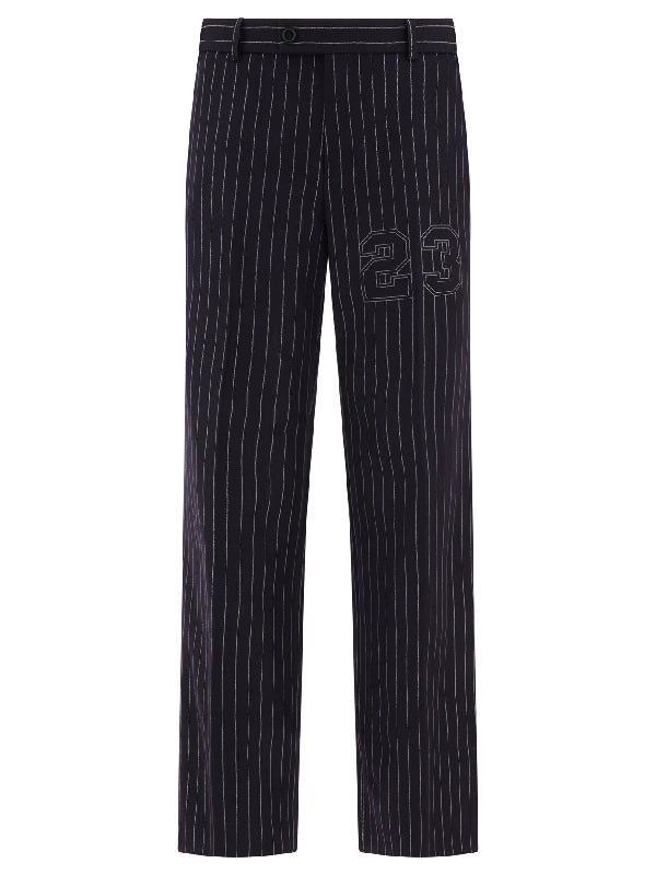 23 Printed Stripe Slim Fit Pants