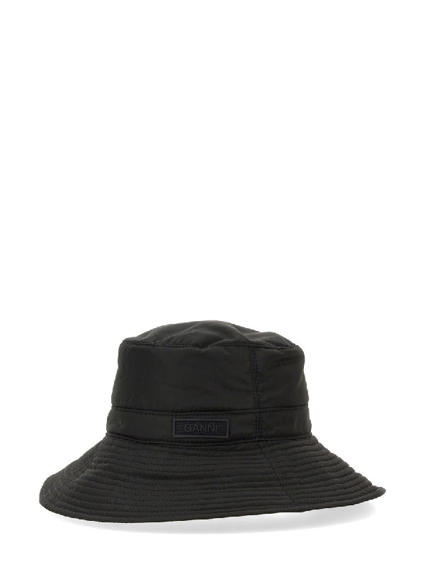 Tech Logo Patch Nylon Bucket Hat