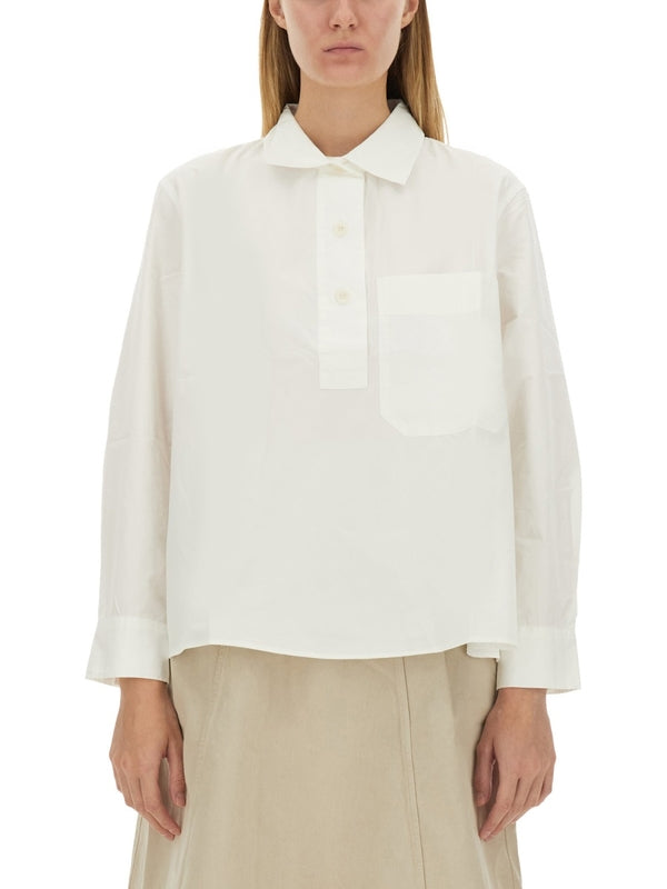 White Cotton Blouse