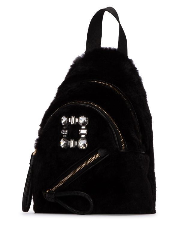 Walkie Viv Shearling Backpack