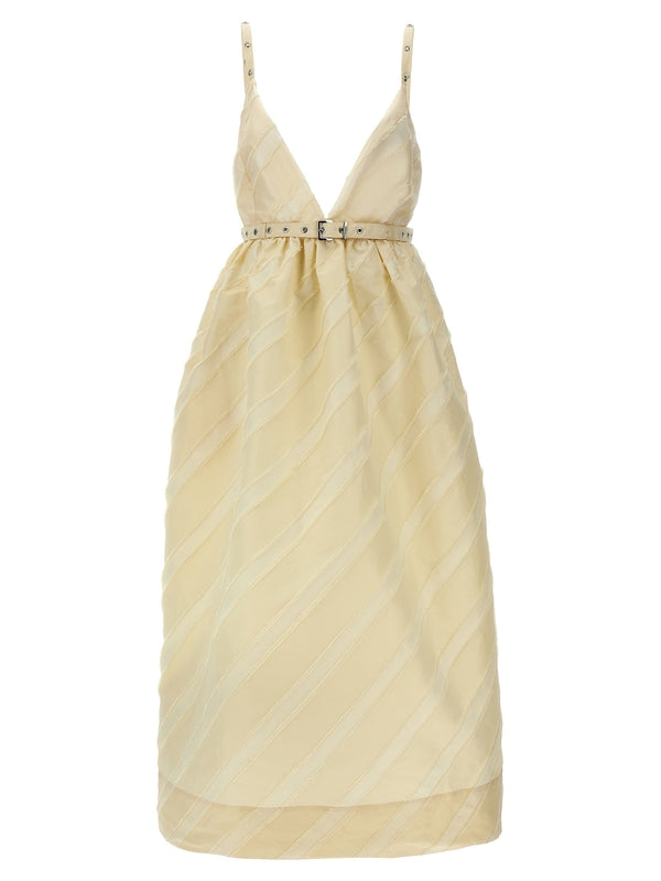 Buckle Strap
  Long Dress