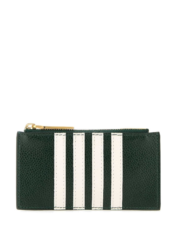 Diagonal Armband Leather Zipper Card
  Wallet