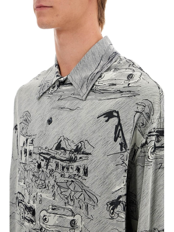 JACQUEMUS - Corto Jacquard Shirt - Jente