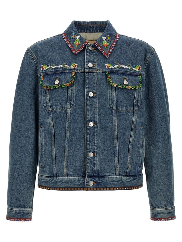 Valentino Blue Trucker Jacket
