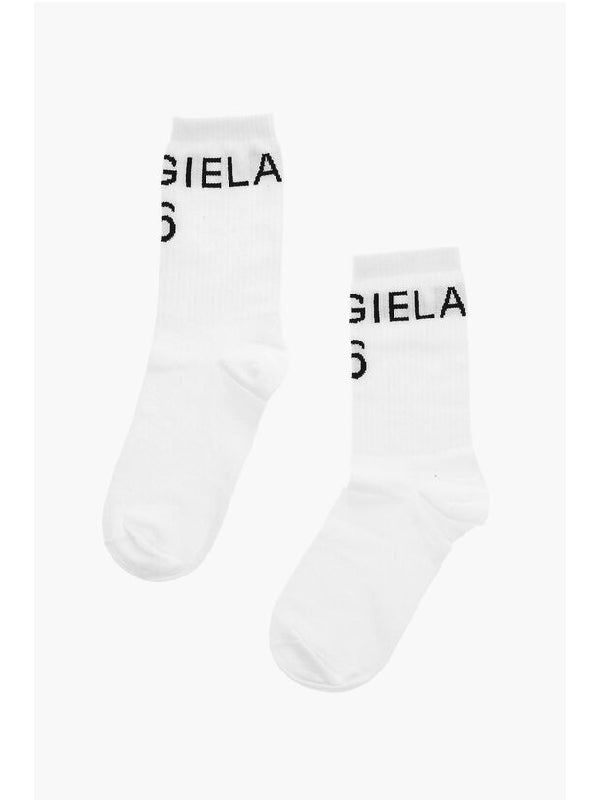 Logo Cotton Blend Socks