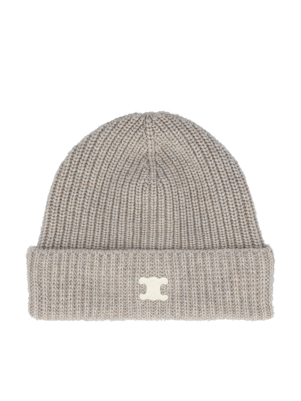 Triomphe Logo Cashmere Beanie