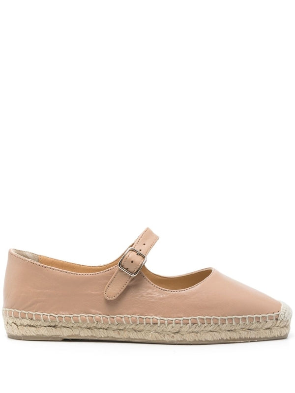 Beige Flat Shoes