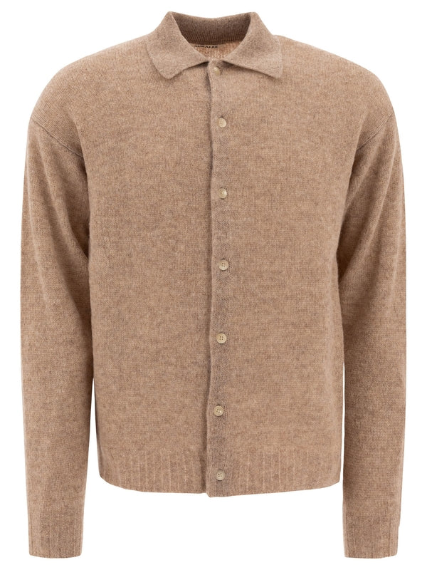 Wool Cashmere Knit Shirt