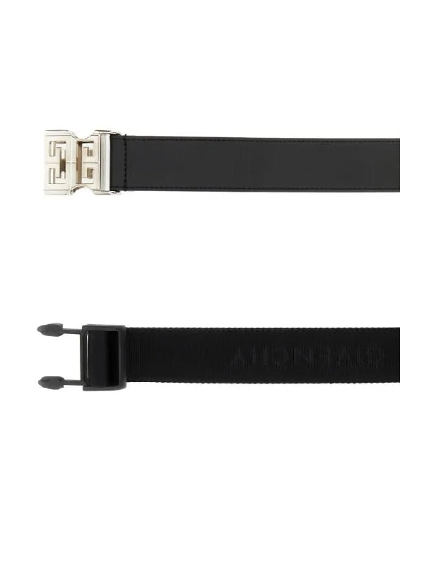 4g Buckle Fabric Leather Belt