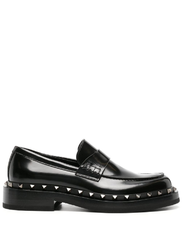 Rockstud Calfskin Loafers