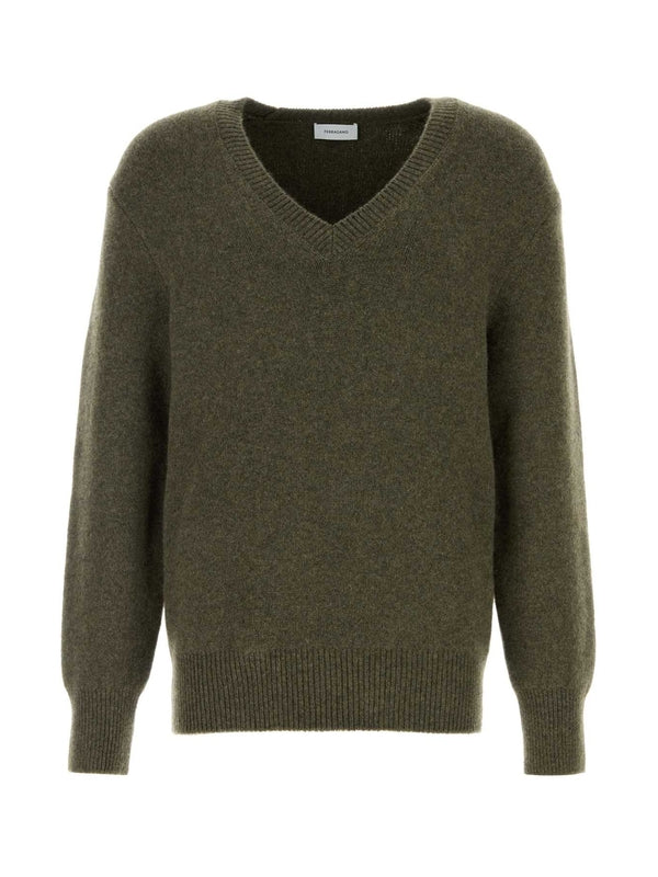V-neck Cashmere Blend Knit