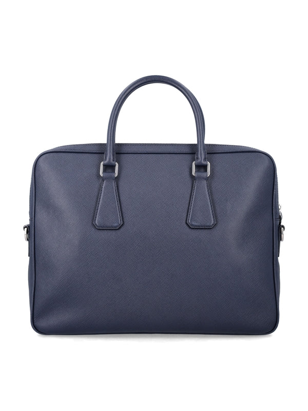 Prada Navy Briefcase