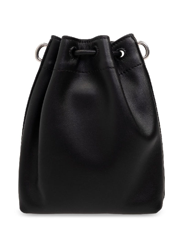 Bon Bon Drawstring Leather
  Bucket Bag