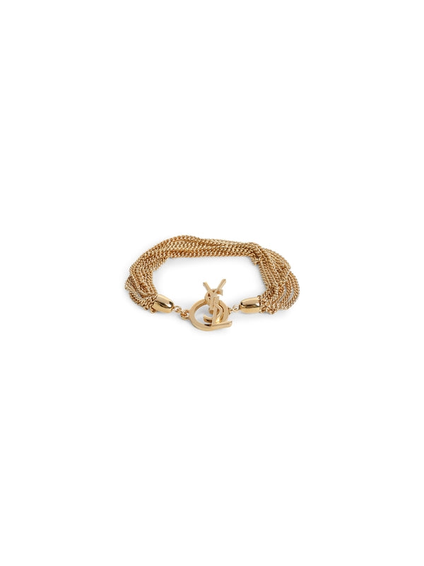 Fermoir Monogram Logo Chain Bracelet