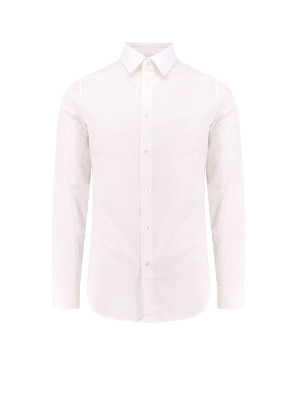 Back Embroidered Detail Cotton Blend
  Shirt