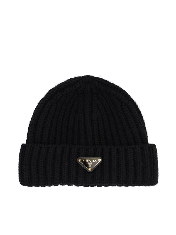 Prada Black Beanies