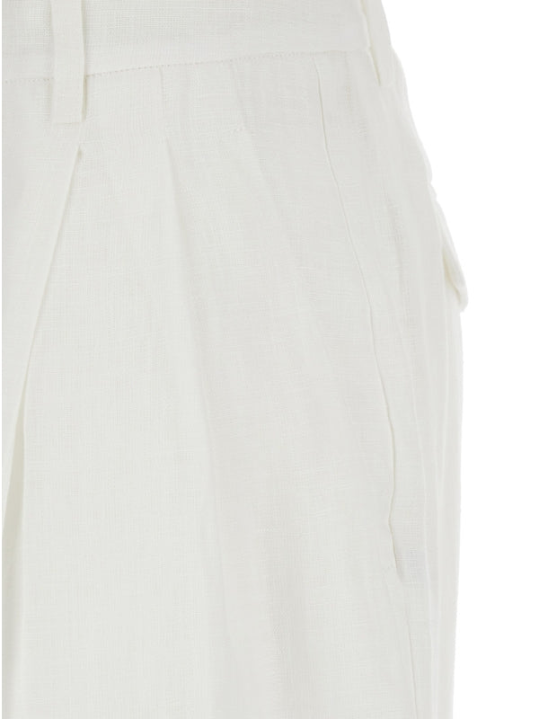 Linen Straight Pants