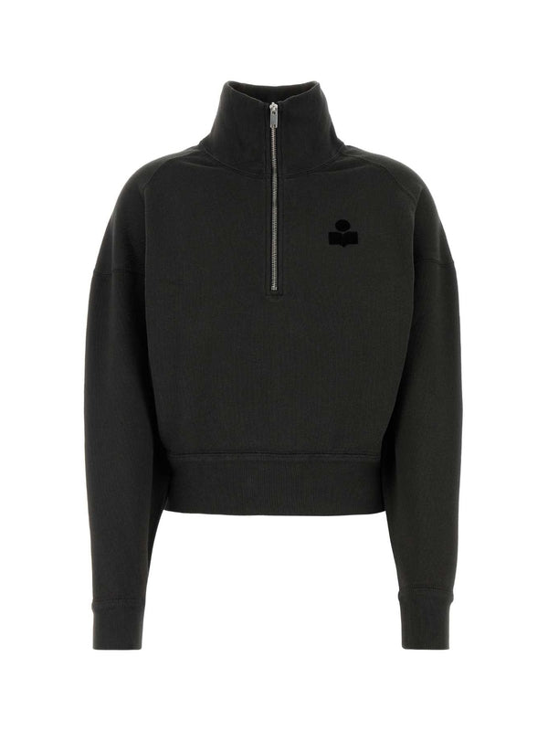 Ross Logo Half Zip Sweatshirt