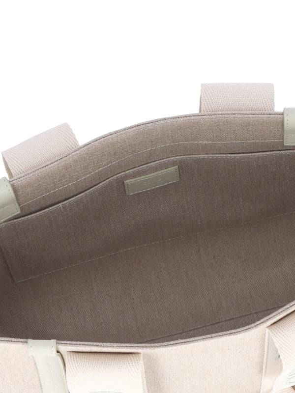 Chloe - Woody Linen Medium Tote Bag - Jente