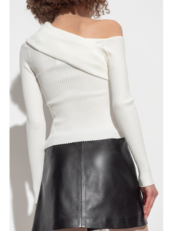 Twist Asymmetric Rib Knit