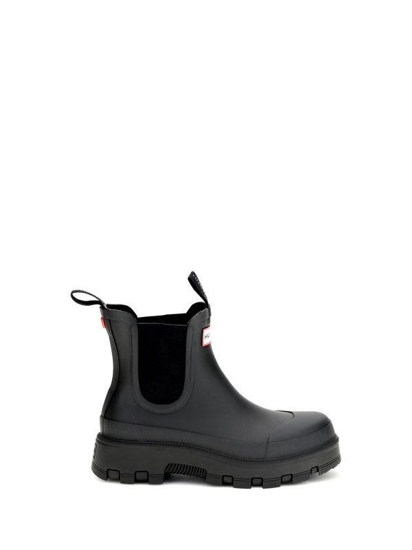 Hunter Black Chelsea Boots