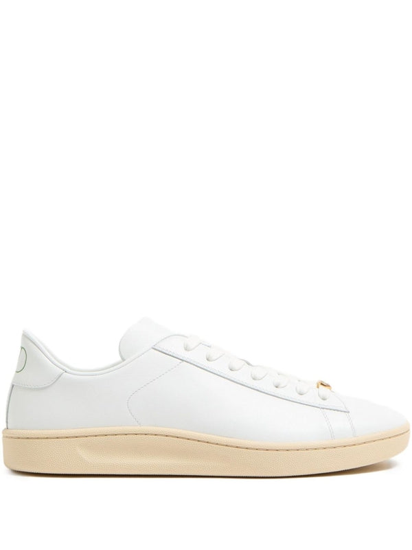 Valentino White Low Top Sneakers