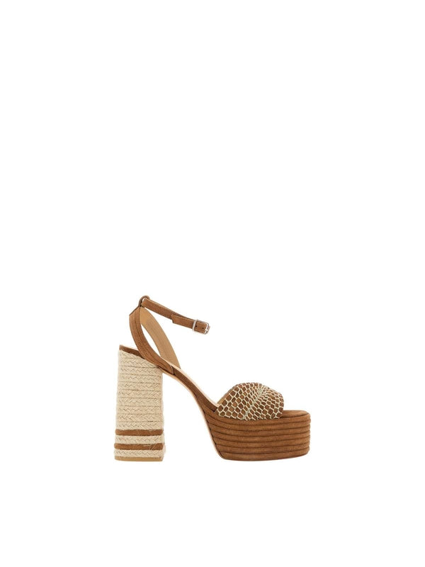Castañer Brown Wedge Sandals