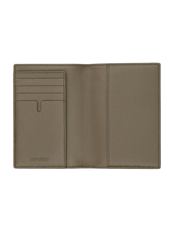 BURBERRY - Vintage Check Passport Wallet - Jente